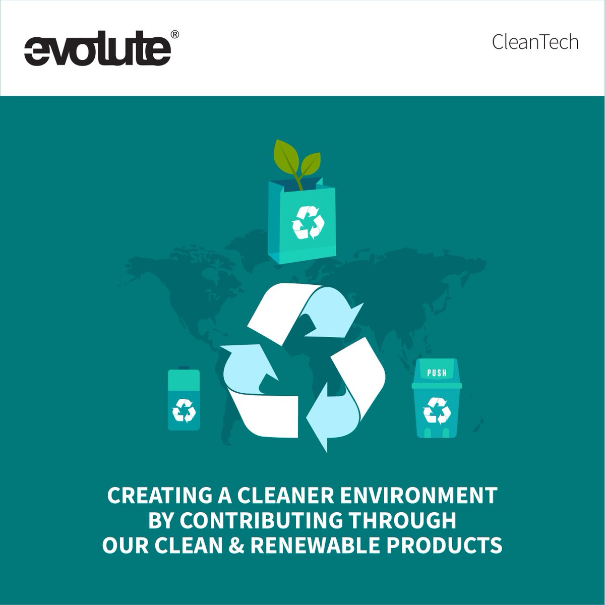 EvoluteGroup's tweet image. Our Cleantech products incorporate the three R’s of clean technology – Reuse, Reduce &amp;amp; Recycle. that use the solar energy available in abundance in nature 

#evoluteindia #evoluteglobal #reneableenergy #cleantech #energysolutions #solarenergy #solarsolutions #solarhomeligting