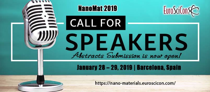 2019Nano's tweet photo. https://t.co/hknAh3a5x4 Let us discuss about advanced research trends in #materials and #technology at 18th Edition of International conference on Emerging Trends in Materials Sciences and #Nanotechnology held at Barcelona,during January 28 -29,2019 #nanotubes #NanoApplications https://t.co/0zUEpRU5iE