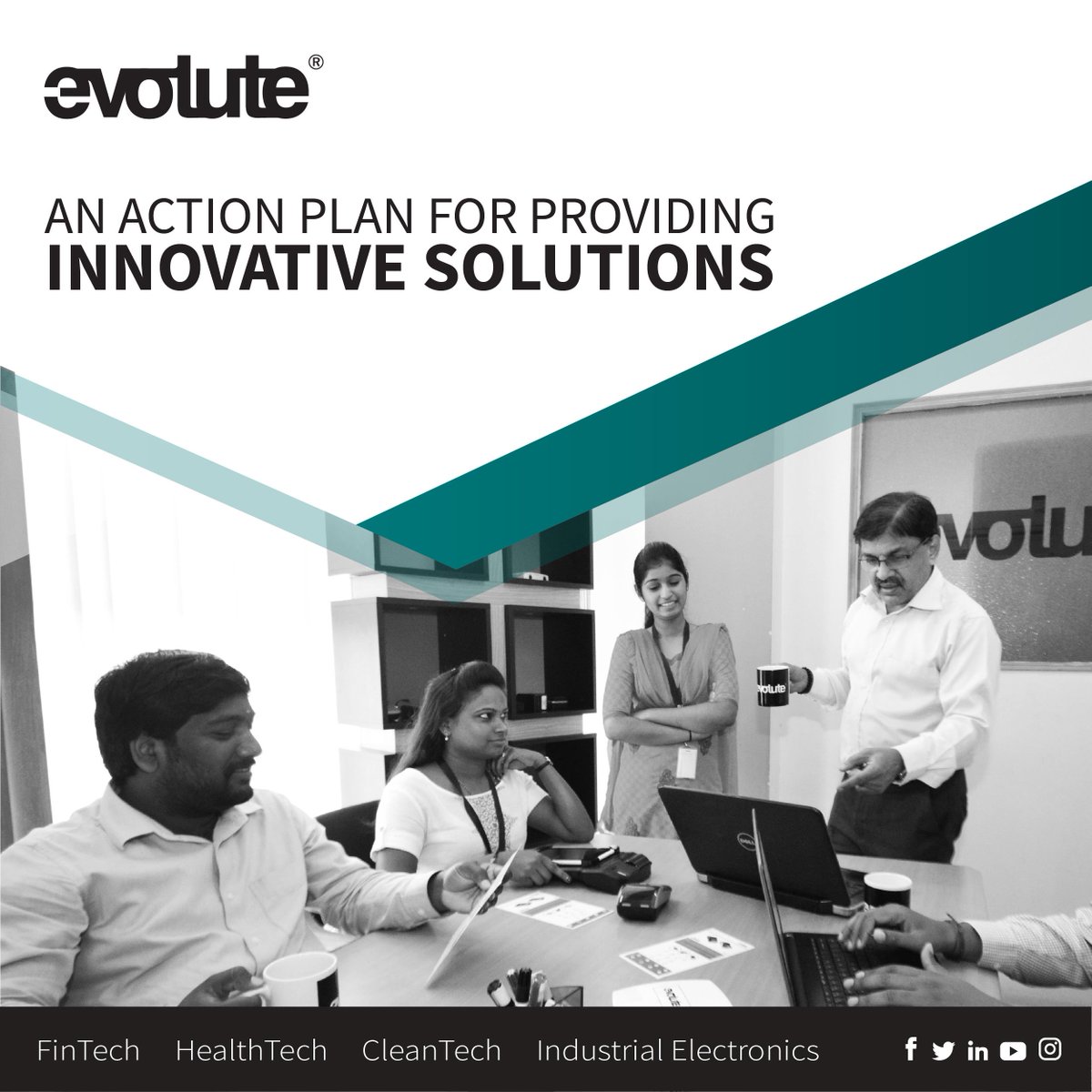 EvoluteGroup's tweet image. At Evolute, we know that any solutions should be planned only after understanding the local issues . We, therefore, work as a team &amp;amp; plan ahead to innovate ingenious products to help create social progress &amp;amp; drive technological advancement.

#evoluteindia #evoluteglobal