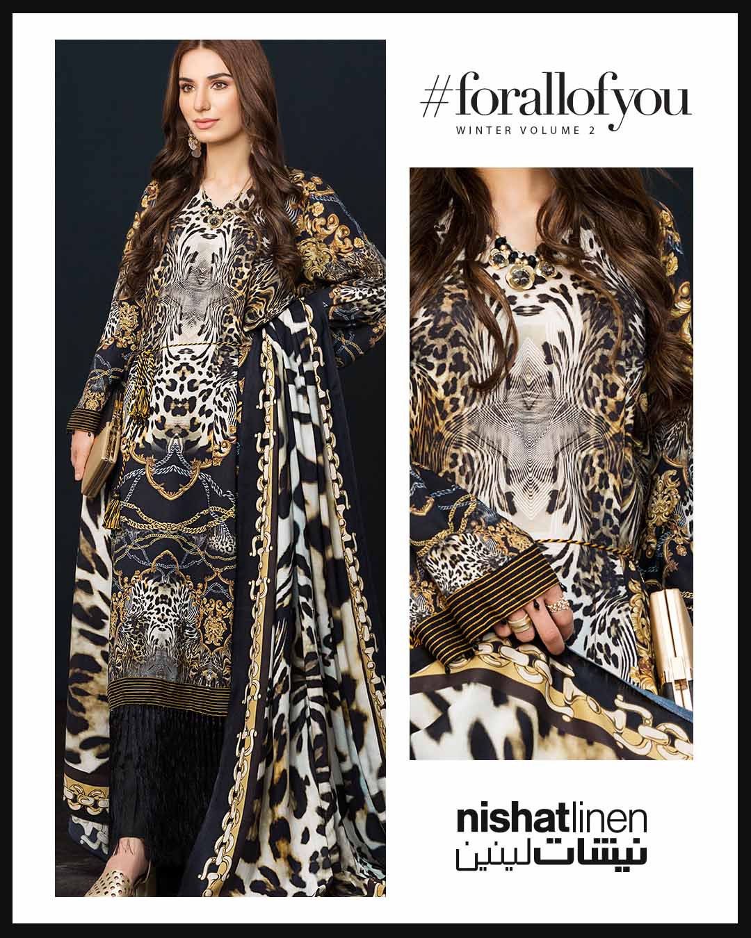nishatlinenuae on X Bold and classy black colored three piece unstitched linen dress is paired with a digital printed linen shirt dyed linen trouser and digital printed linen dupatta. A perfect ensemb...