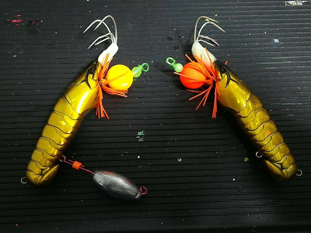 ひろ 〆 修理完了 O O タコ釣り 自作仕掛け