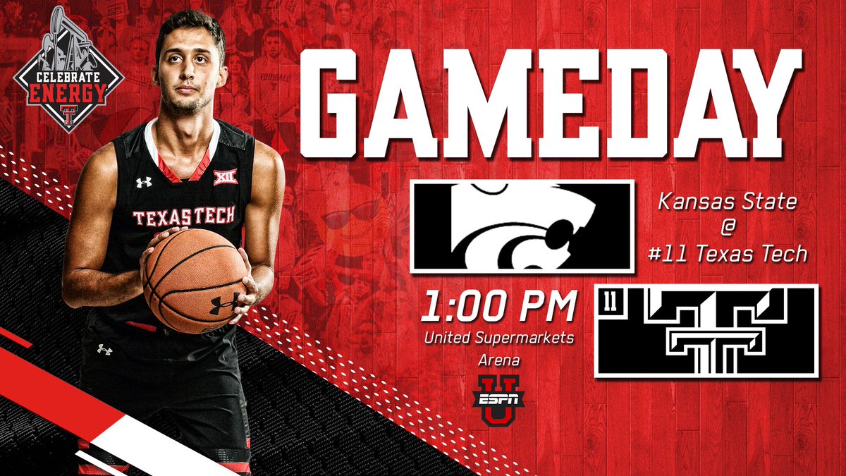 TexasTechMBB's tweet photo. Let’s do this.

See y’all at 1:00. #4To1

🔴#WreckEm⚫️ https://t.co/9b9U7ueMMo