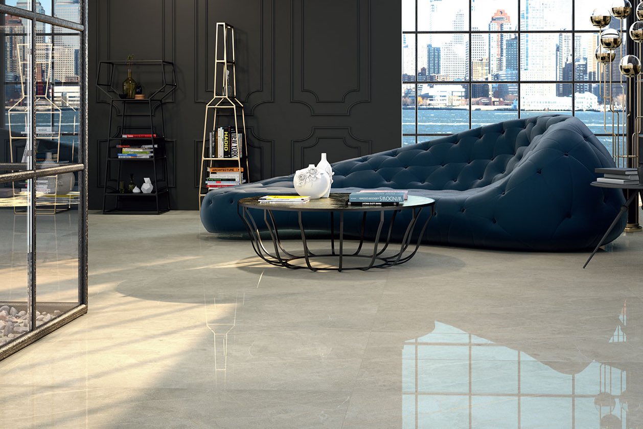 Керамическая плитка Pulido rectificado 1320 Gris 48x128