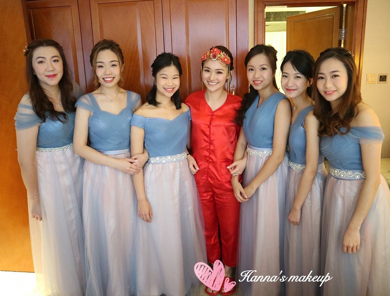新娘姊妹化妝happy Dream Wedding 造型分享 Makeup Artist Hanna Zomi 歡迎預約查詢 Makeup Bigday Wedding 新娘化妝 姊妹化妝 Bridal 媽媽化妝 奶奶化妝 新娘 新娘髮型