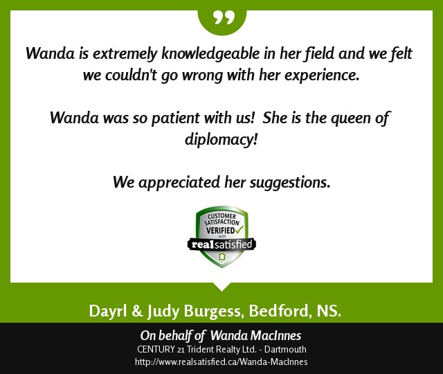 WandaMacInnes's tweet image. Nothing feels quite like a satisfied client. realsatisfied.ca/Wanda-MacInnes via @realsatisfied