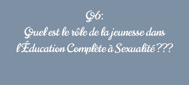 Question 6
#YAMAFRICA #Youthconnect_CI #Idecide #MAJAbidjan_Aibef #ippf 
<a href="/yamafrica/">YAM/MAJ</a> <a href="/AibefMaj/">MAJ/AIBEF Côte d'Ivoire</a> <a href="/Faida_juliette/">Nsensele Faida Julie</a> <a href="/IPPFAR/">IPPFAR</a> <a href="/edithsalimata21/">Sanou salimata edith</a> <a href="/filstia/">tia yaké stéphane</a>