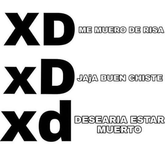 huevadasnet on X: Que significa “XD” #RT #win #memes #momos #humor  #chistes #viral #huevadasnet  --   <-- Plantillas para hacer memes / momos   / X