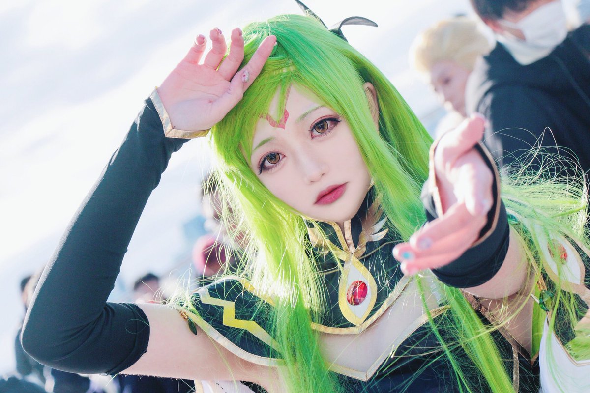 C C コードギアス 反逆のルルーシュ のコスプレ レイヤー 芝麻toka あげてけ C C コードギアス 反逆のルルーシュ のコスプレ レイヤー 芝麻toka あげてけ