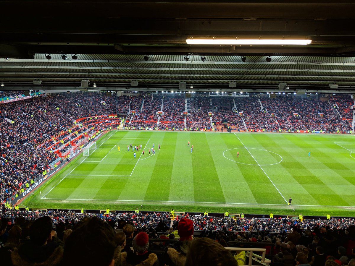 No Pogba today 😭 but glad to finally see this childhood wish come true.

#OldTrafford
#ManchesterUnited