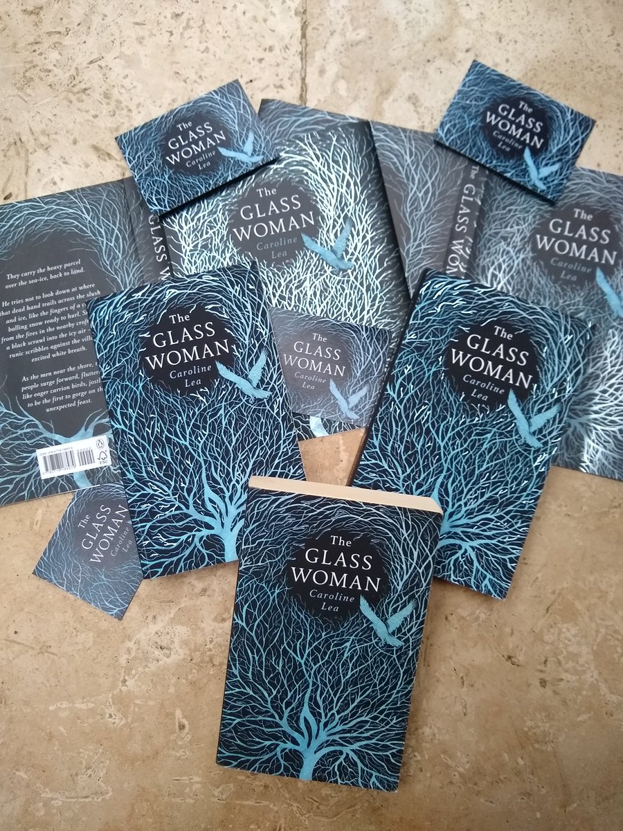 33 days until publication! I have 3 signed, limited edition proofs of #TheGlassWoman to give away, along with a card / bookmark. Just follow me and retweet this post &amp; I'll choose 3 winners on Monday evening. Good luck! ❄️❄️❄️