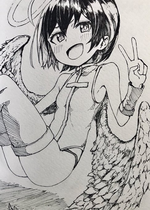 ペン入れ終わり
結構頑張った 