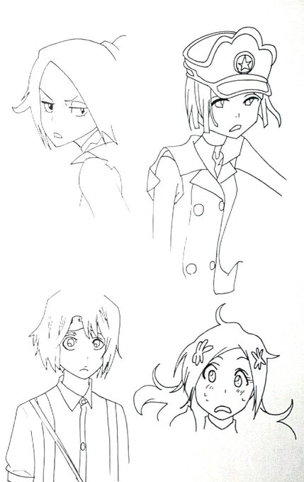 BLEACHの模写練習その5,6 