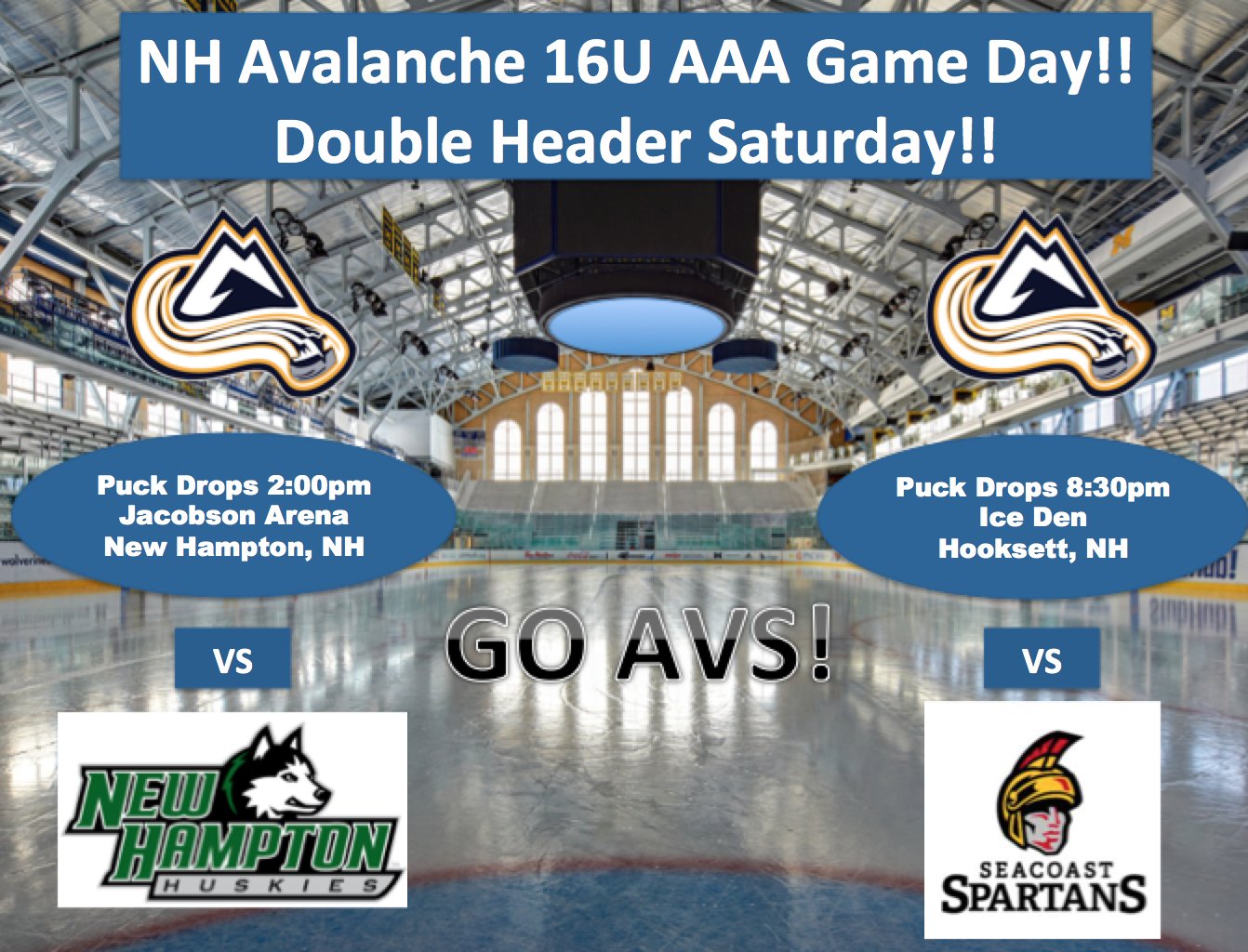 Brian Saucier on Twitter "Game Day for the NHAvalancheFS 16’s is finally here! TimeToBuzz 