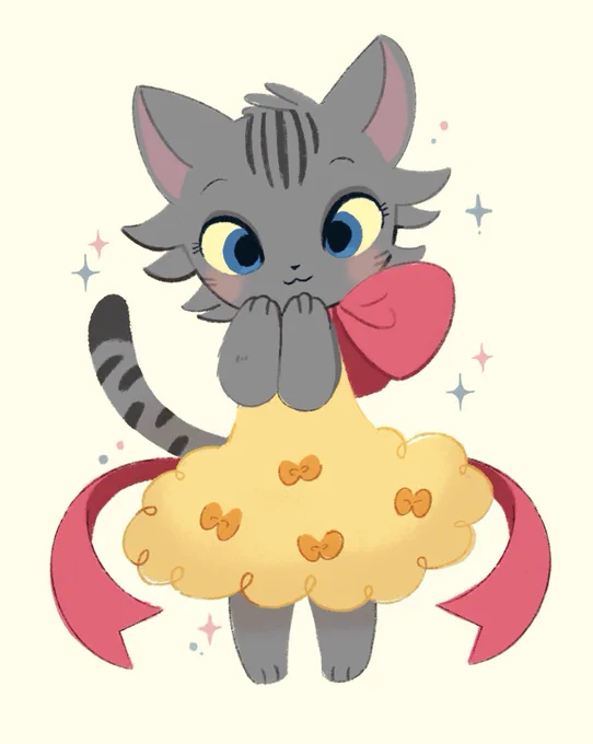 Ribbon Cat 