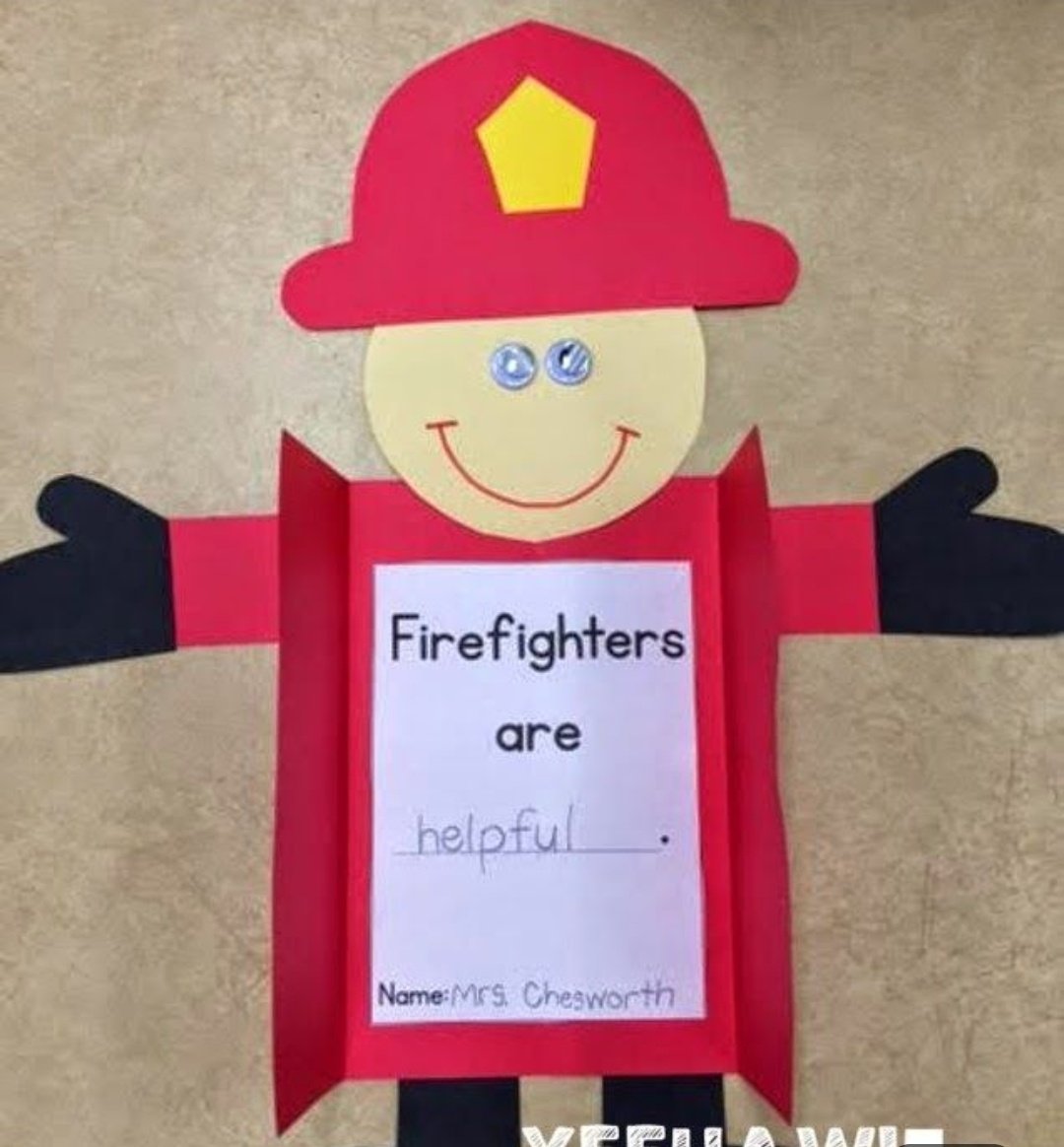 Firefighter Craft for Kids