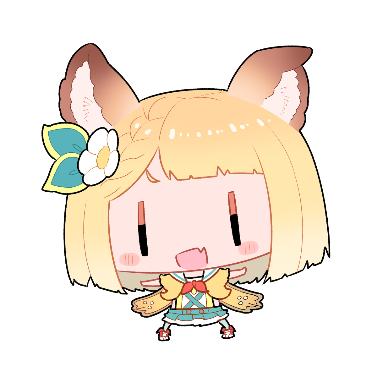「 できました!少しなら修正できます 」|うろつきのイラスト