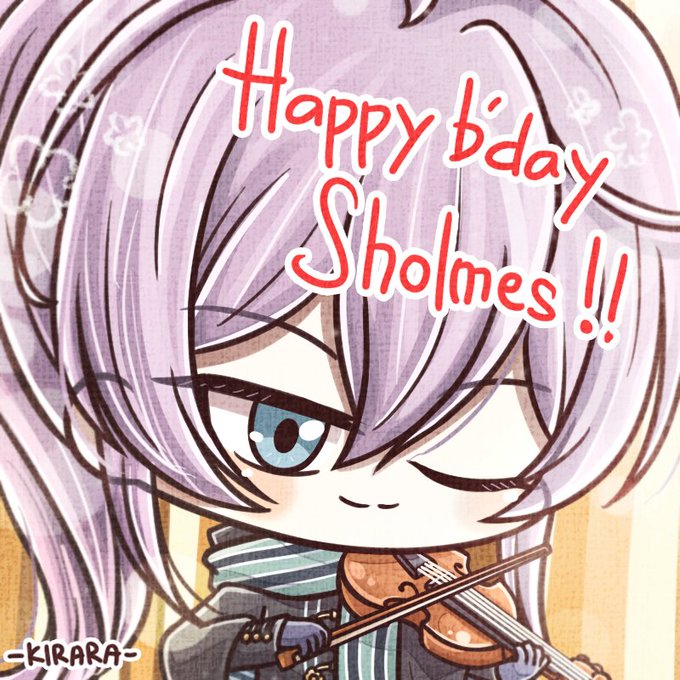 お誕生日おめでとう、エルロック・ショルメ! (☆^O^☆)#エルロック・ショルメ#エルロック・ショルメ生誕祭#エルロック