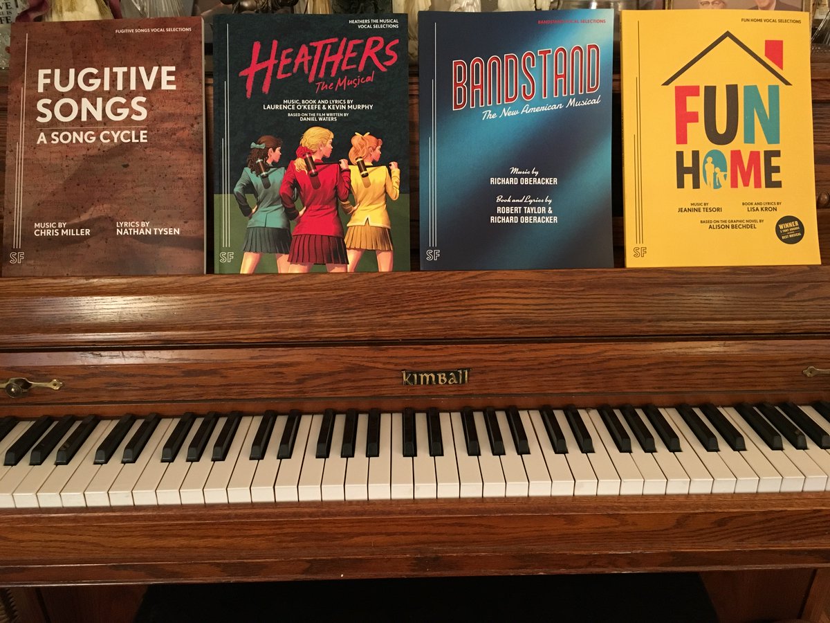 Script_Girrl's tweet image. Thank you Samuel French NYC, for the lovely winner's package. I received it today and can't wait to dive into the music!
What a lovely way to begin 2019 - with musicals & music.
Happy New Year! 
TN Playwright
@SamuelFrenchNYC