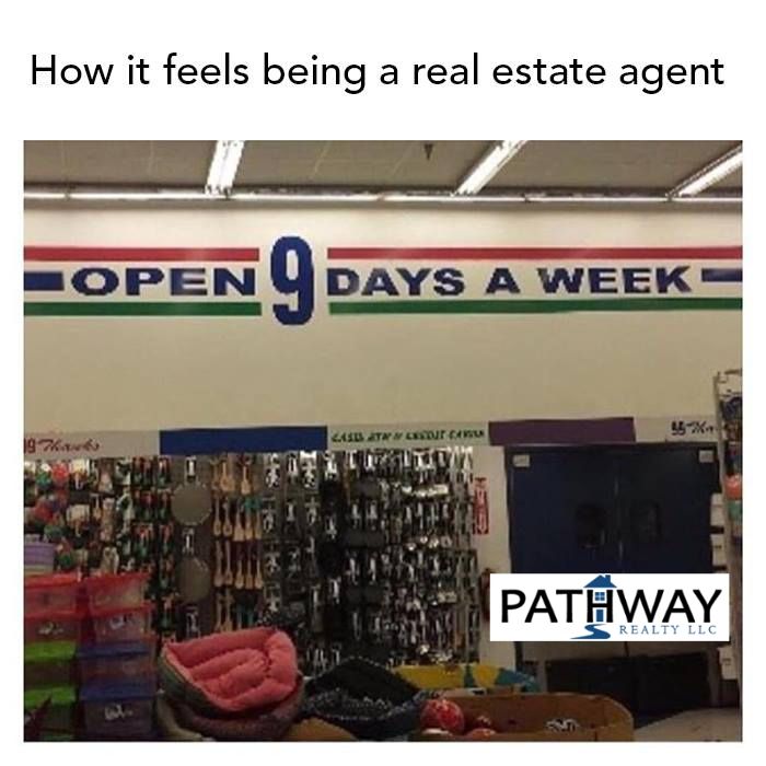 RealtyPathway's tweet image. Be a real estate agent they say. It'll be fun they say.....