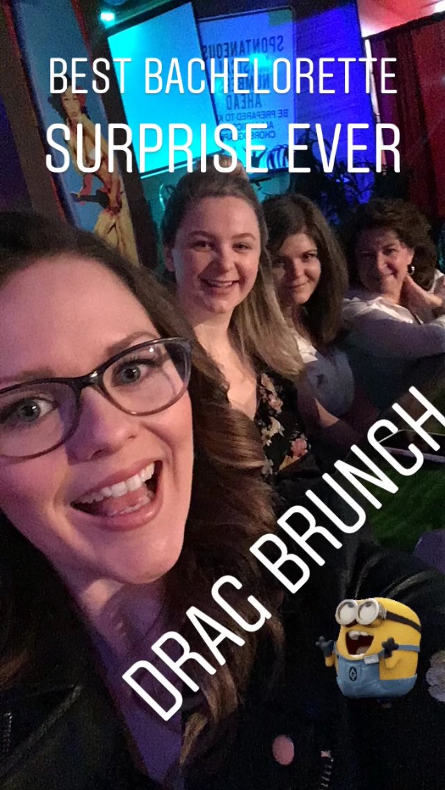 I have the absolutely BEST maid of honour, she knows me so well! <a href="/srhlynnfrsn/">Sarah-Lynn Friesen</a> 
#broadcitydragbrunch #vivalasvegas #BacheloretteParty