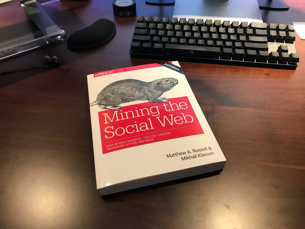 SocialWebMining's tweet photo. Look what arrived in the mail... the advance copy of the 3rd edition! https://t.co/Es6S733XeS