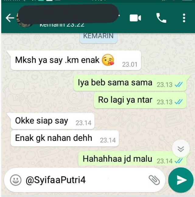 SyifaaPutri4's tweet photo. Kesenangan pelanggan yang saya cari😘😘 https://t.co/gQ54oFIMhs