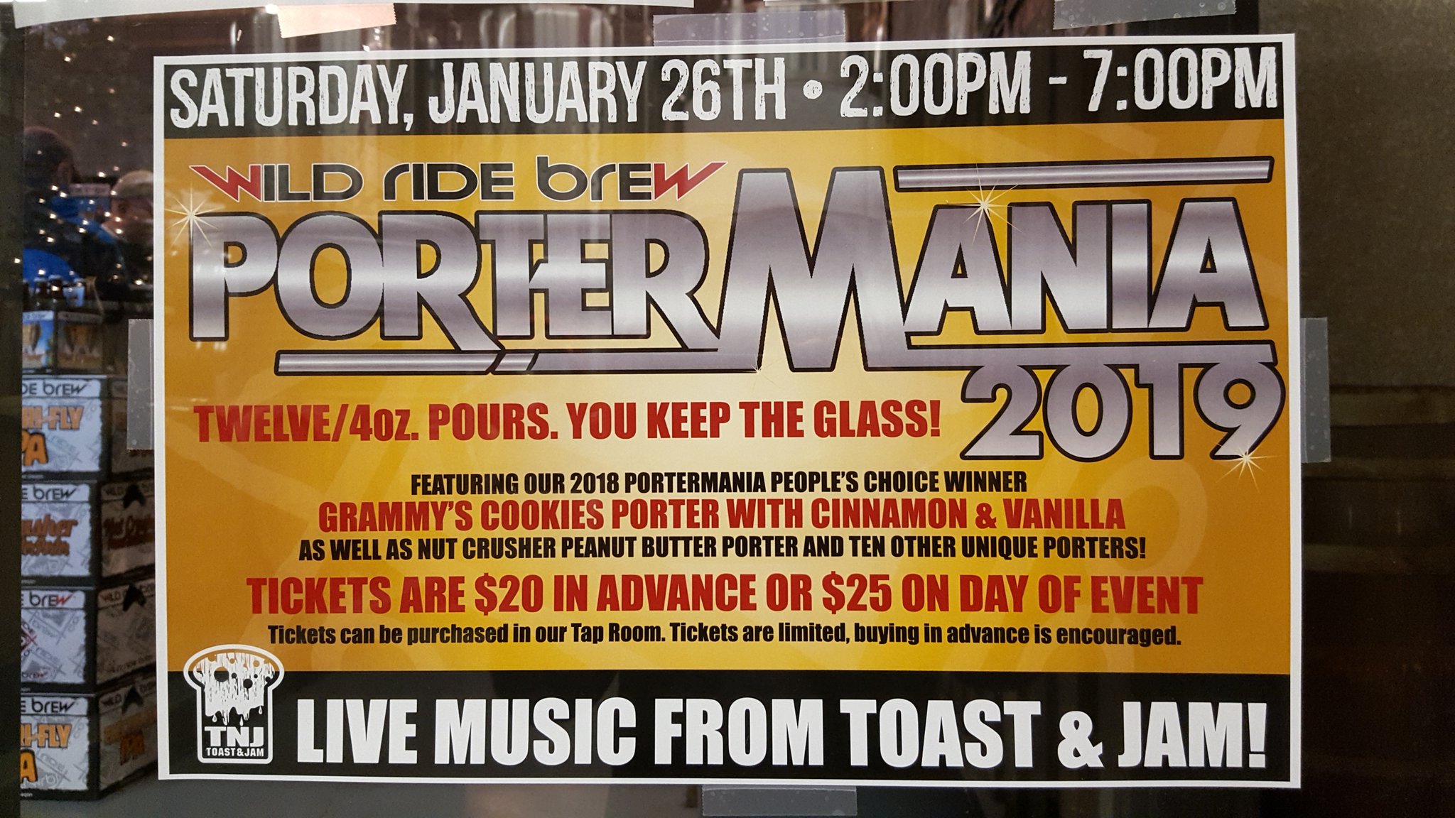 Wild Ride Brewing Tickets For Our 2nd Annual Portermania Are Now On Sale Inredmond Portermania Craftbeer