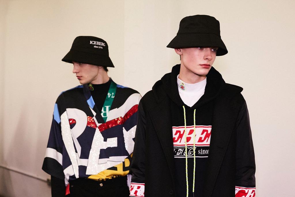LondonFashionWk's tweet photo. See backstage highlights from @IcebergGilmar’s #LFWM AW19 show in the official @BFC Show Space. https://t.co/mWZ0dVCyFL