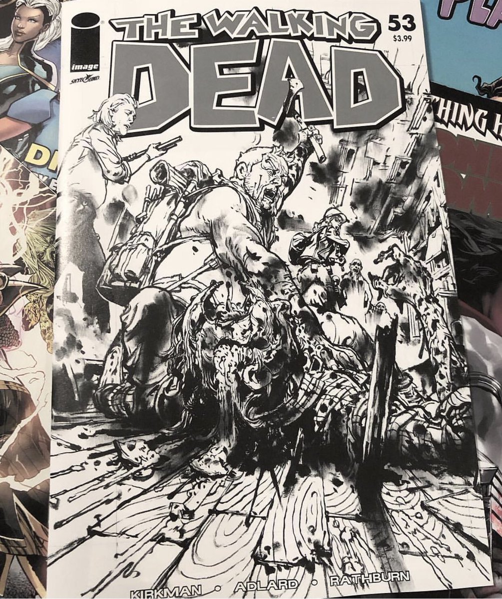 THE WALKING DEAD #53 KIM JUNG GI 15TH ANNIVERSARY VARIANT COVER 