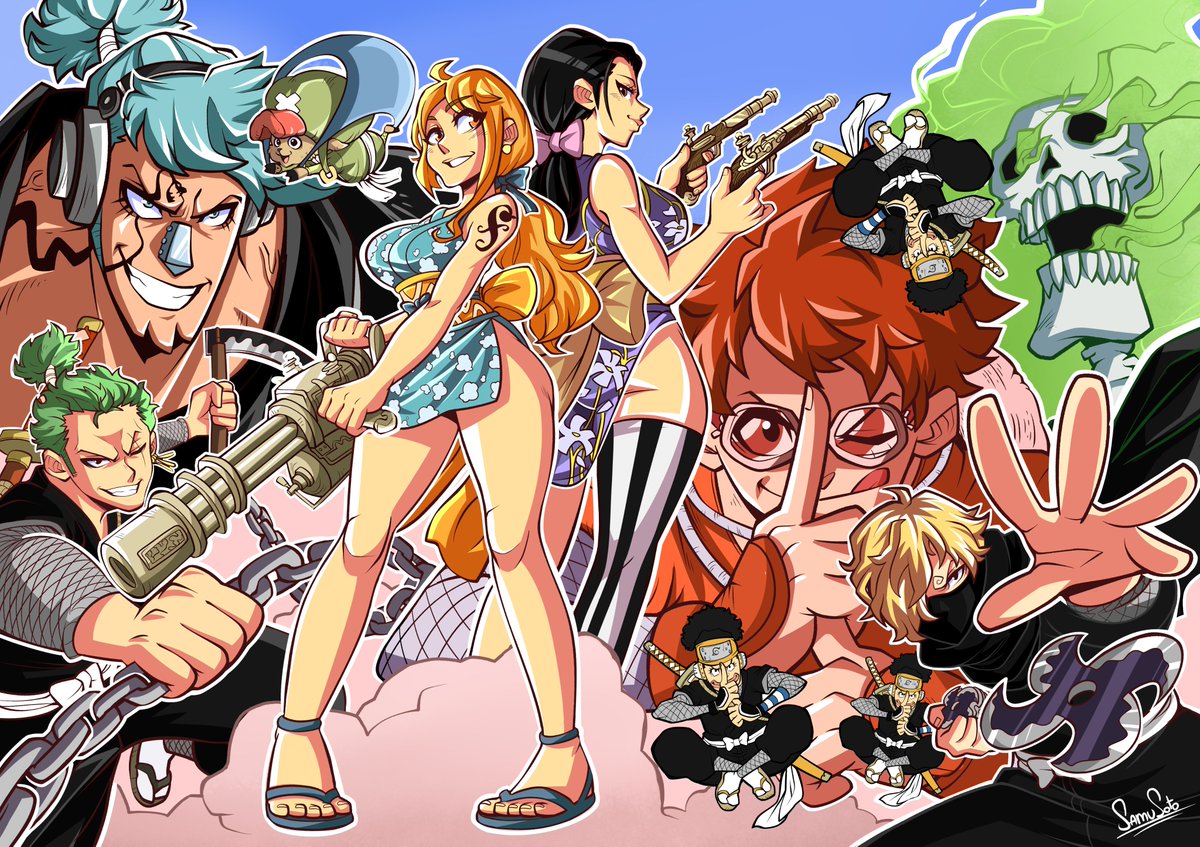 Ersamu Comissionsopen Here It Is My Redraw Of The Color Spread By The Chapter 929 Of One Piece I Tried To Do It In My Own Style I Hope You