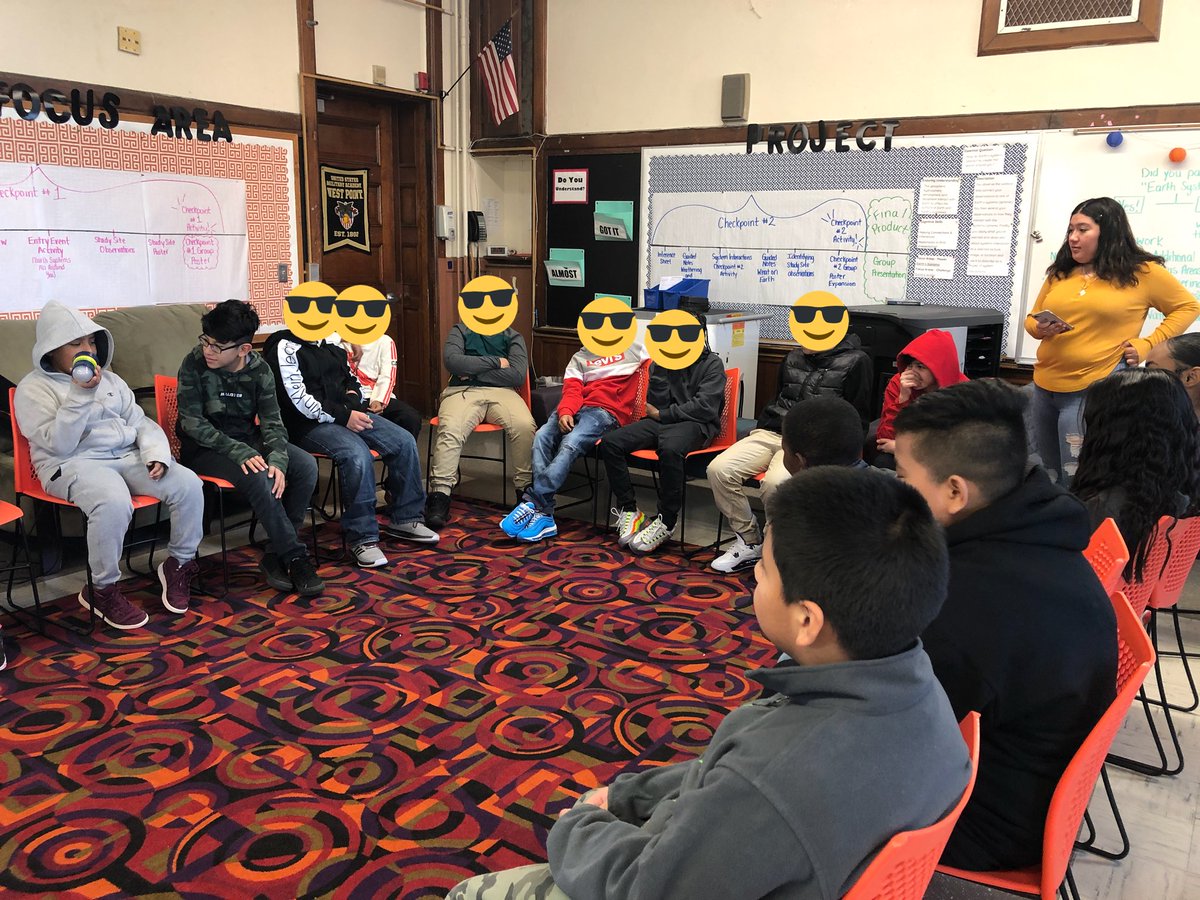 miss_lundgren5's tweet image. So thankful for my @MetSchool intern and former 5th grade student, Ms. Ady for bringing her expertise of ‘circles’ to @WestBroadwayMS #socialemotionallearning #middlelevel #empoweryouth
