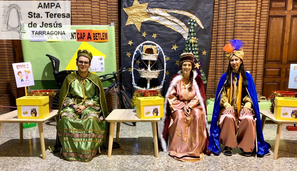 AmpaTeresianes's tweet photo. Dins dels preparatius per a rebre a ses #Majestats els #ReisdOrient al @TeresianesTGN, el passat 20 de desembre van vindre els #Patges #Reials a recollir les cartes de la canalla. Avui els seus #YaVienenLosReyesMagos https://t.co/hn0HrtlIsw