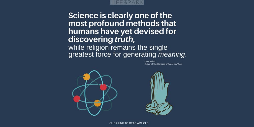 Belief in science &amp; its ability to improve our lives can operate as a sort of faith, not too unlike religious &amp; spiritual beliefs. Read buff.ly/2KZ7P5Y

#science #religion #spirituality #senses #soul #theory #catholicism #catholic #evolution #god #symbols #faith