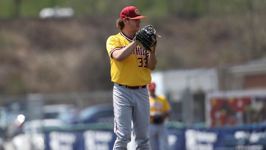 WestmorelandSN's tweet photo. WSN Top 25 Sports Stories of 2018
#21 Seton Hill’s Perry DellaValle selected in MLB Draft by the St. Louis Cardinals. 
https://t.co/8GIuN7PGqw https://t.co/WSNjwPVFys