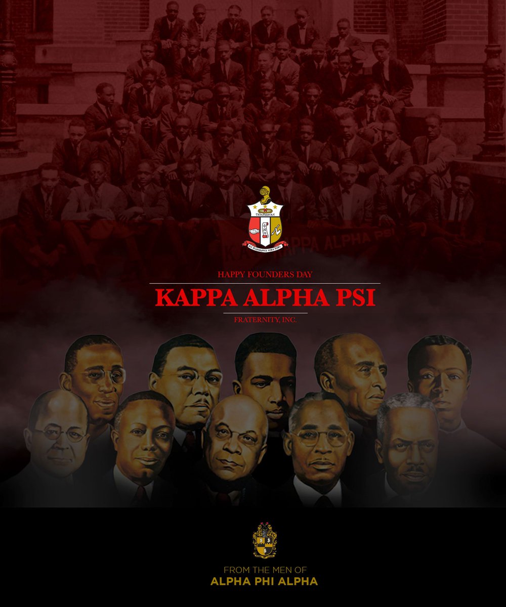 Milepæl kontrol brænde Alpha Phi Alpha Fraternity, Inc. ® on Twitter: "Happy 108th Founders' Day  to the Men of Kappa Alpha Psi Fraternity, Inc. https://t.co/4XkF5C9Ctq" /  Twitter