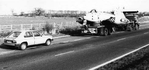 DTEPHoward's tweet photo. I've just returned from taking my oldest son back to London & with all the #Meteor move talk today as I passed #Duxford & along the A1 I was reminded of collecting #MeteorF4 #VT229 from there & accompanying it back to @NewarkAirMus (April 1983) Photos #DTEParchive
#OneThatGotAway https://t.co/GH2FQO3dJN