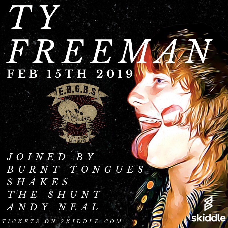 Returning Friday 15th February at <a href="/ebgbsliverpool/">E.B.G.B.S</a> with the band. 

Don’t miss this killer line up. 😝