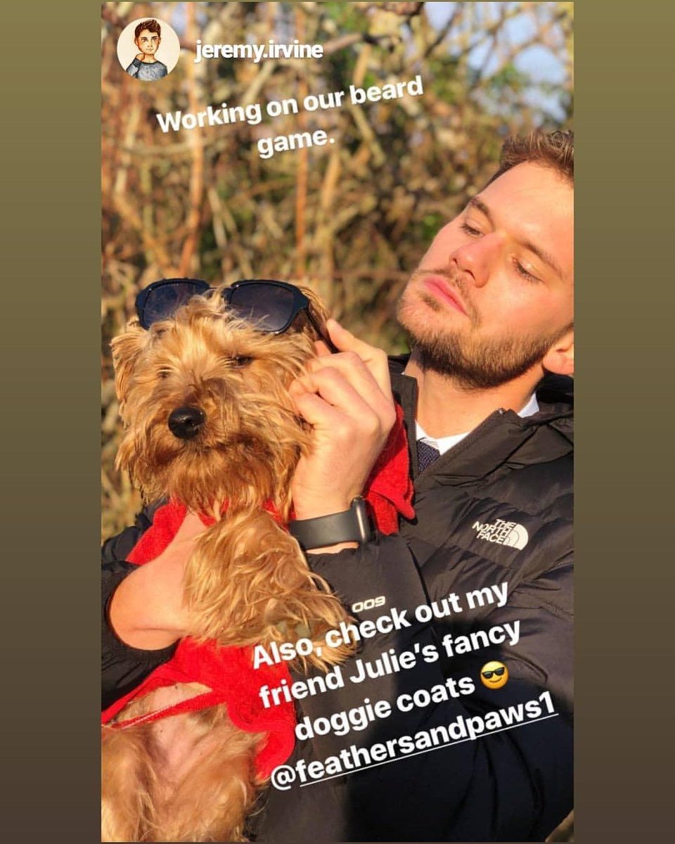 This cool dude who belongs to actor Jeremy Irvine is looking very cosy in his Dog Drying Coat. Perfect for after a muddy, wet walk - or even a bath.
10% off these and all our gorgeous dog coats and accessories on our website.  Just use code FP10. 

@jeremyirvinehq #dogsoftwitter