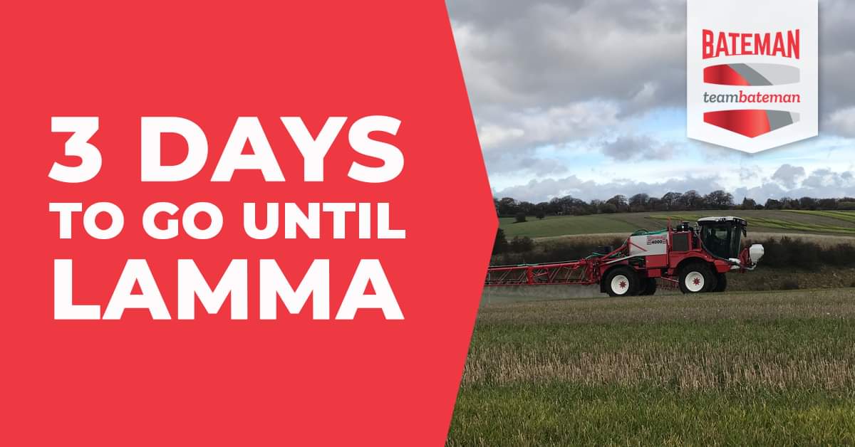Get up close and personal with our RB35 and RB55 Crop Sprayers at @lammashow next week - only 3 days to go!