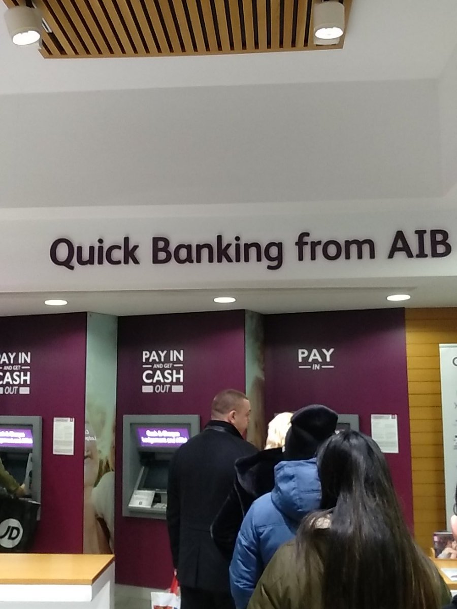 3 out of 4 machines down again on Capel st. Quick banking its not. <a href="/AskAIB/">AIB Customer Support</a> <a href="/AIBIreland/">AIB</a> <a href="/AIBBiz/">AIB Business</a>