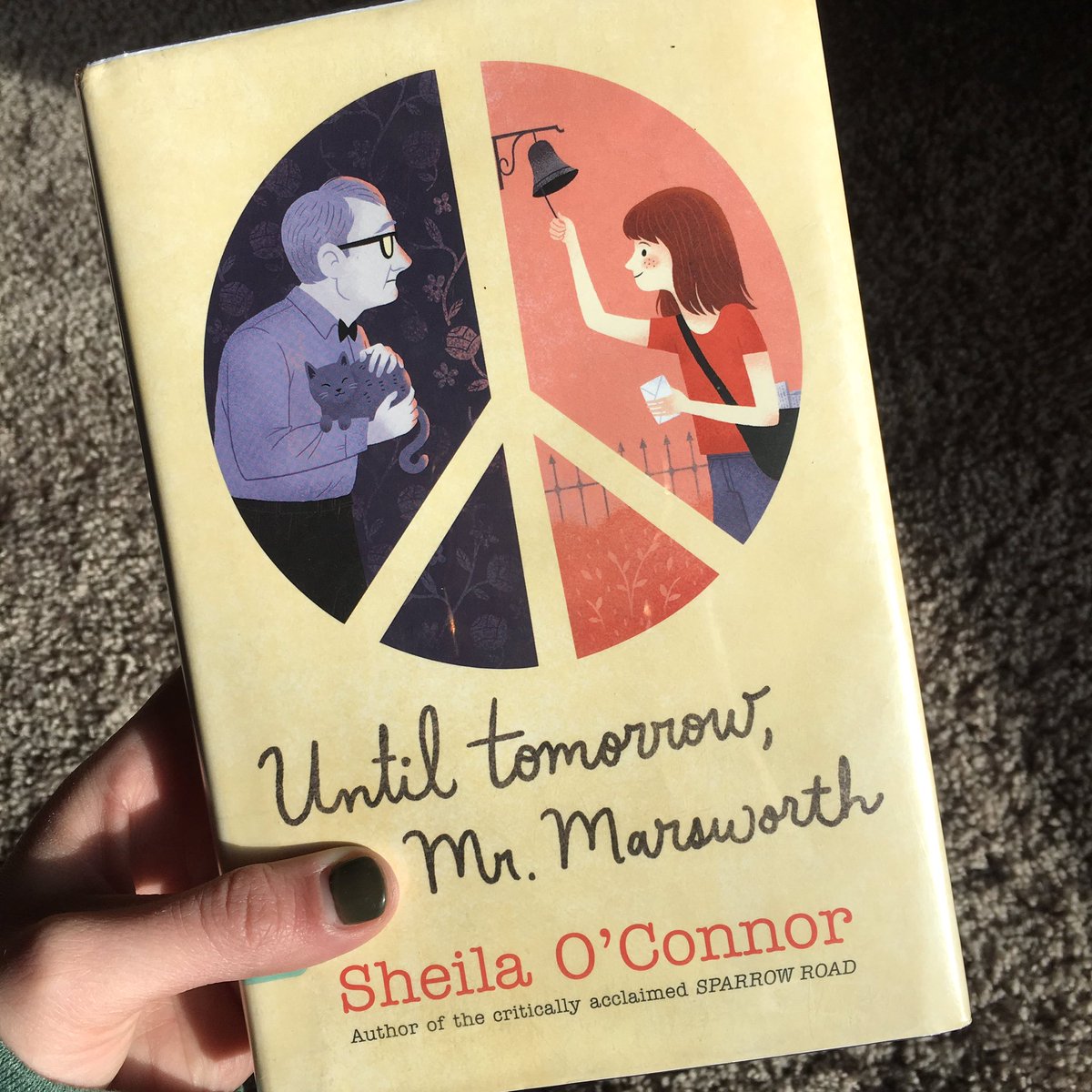 missmihelic's tweet image. I have been waiting to get my hands on “Until Tomorrow, Mr. Marsworth,” which is a story told through letters!  #currentlyreading #bkmocknewbery #weekendisbooked