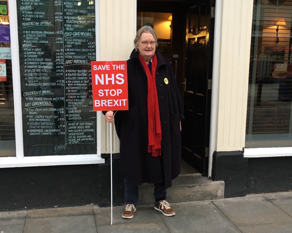 Taking a hot-soup break today after calling on the Remainers of Hull (there are plenty) to tell their MPs to support the people's vote. Thanks to Steve Bray for the inspiration. <a href="/snb19692/">4th July - Tory wipe Out</a>