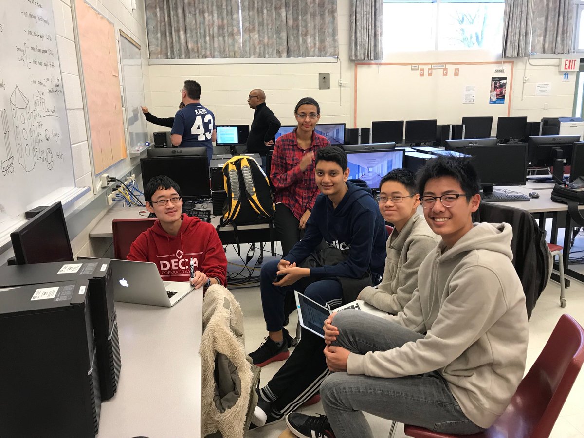 FRC_5921's tweet photo. We have some awesome brainstorming going on right now. This is going to be a great build season! 😃 https://t.co/8lNikmQHQm