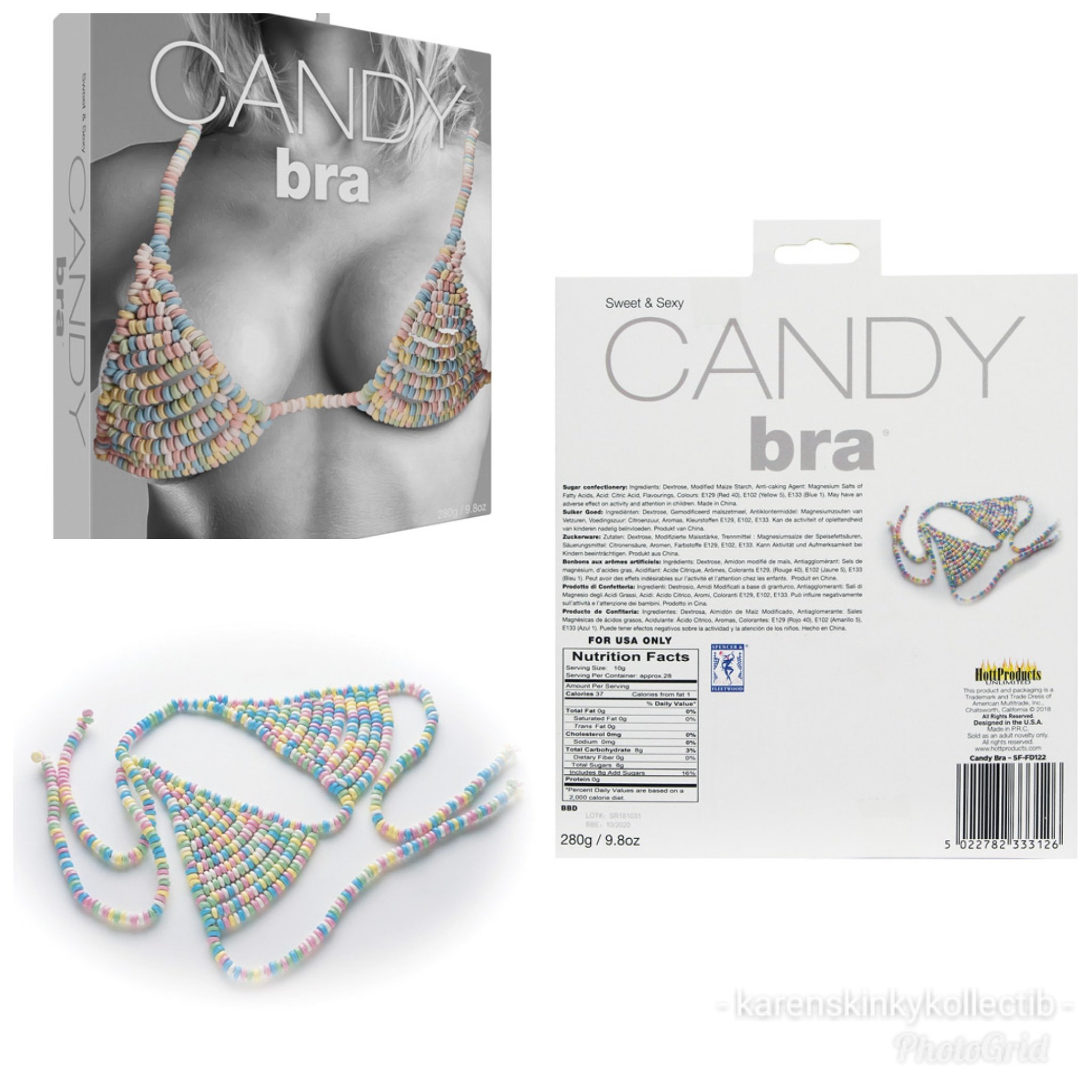 Edible Candy Bra 280g