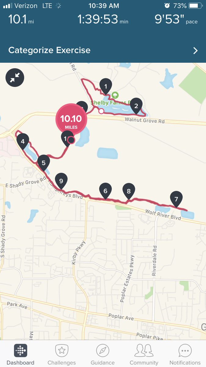 First double digits of 2019! Getting excited for the #901RoadRaceSeries 🏃🏻‍♀️🏃🏻‍♂️#wolfrivergreenway #shelbyfarms #run901  @CoachSchildy17