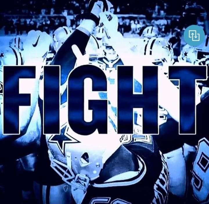 OnlyCowboysFans's tweet photo. Finish the fight
#OnlyCowboysFans #CowboysFans4Life #ForeverFaithfull #FanEnough #DallasCowboys https://t.co/DcGJMpRRY8