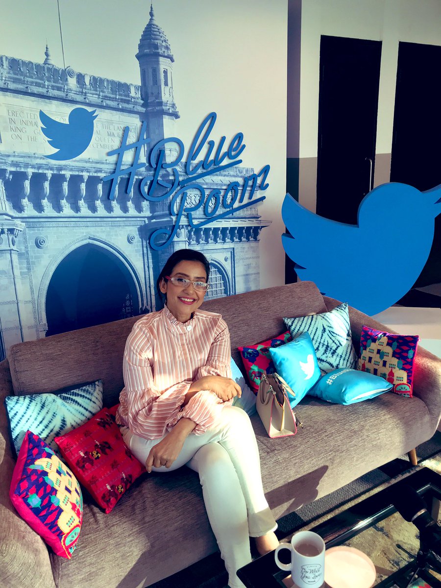 mkoirala's tweet photo. Was lovely to be in the #BlueRoom of #twitterindia chatting about my #book #healed .. https://t.co/MC9o5SX89K