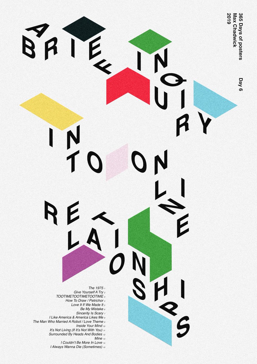 maxcdesign's tweet photo. The 1975, a brief inquiry into online relationships 

Alternative album poster https://t.co/49z1KhY298