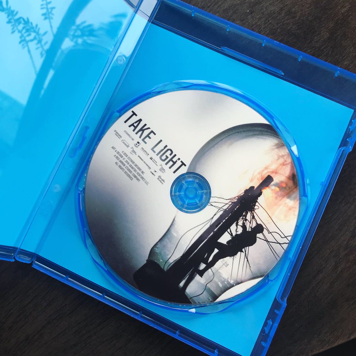 TakeLightFilm's tweet photo. Got our hands on a BluRay thanks to @johnjnicholls ! 💿 #TakeLight is now available on BluRay + DVD at @Target @Walmart @BNBuzz + more in the US 🇺🇸. #BluRay #NewRelease #NowOnBluRay https://t.co/DqgGd8E4nU