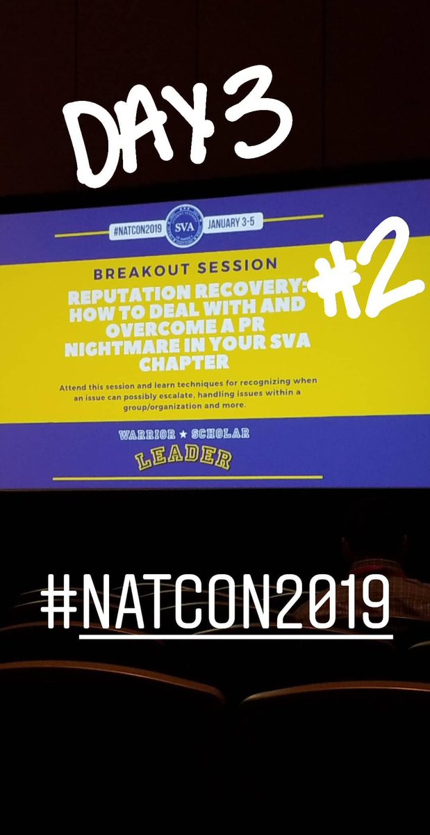 TrevySM's tweet photo. @studentvets #NatCon2019 https://t.co/6DSbrA7E8s
